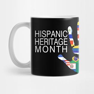 Proud Latina For Women Funny Hispanic Heritage Month Flag Mug